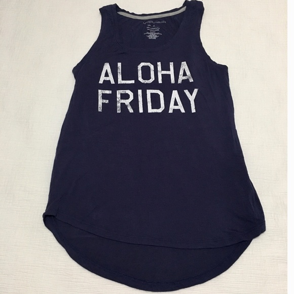 Grayson Threads Tops - Grayson Threads Tank Top Aloha Friday Navy Blue